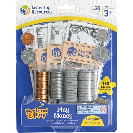 Learning Resources MONEY, PLAY, PRTND, BILLS, COIN LRNLER2725